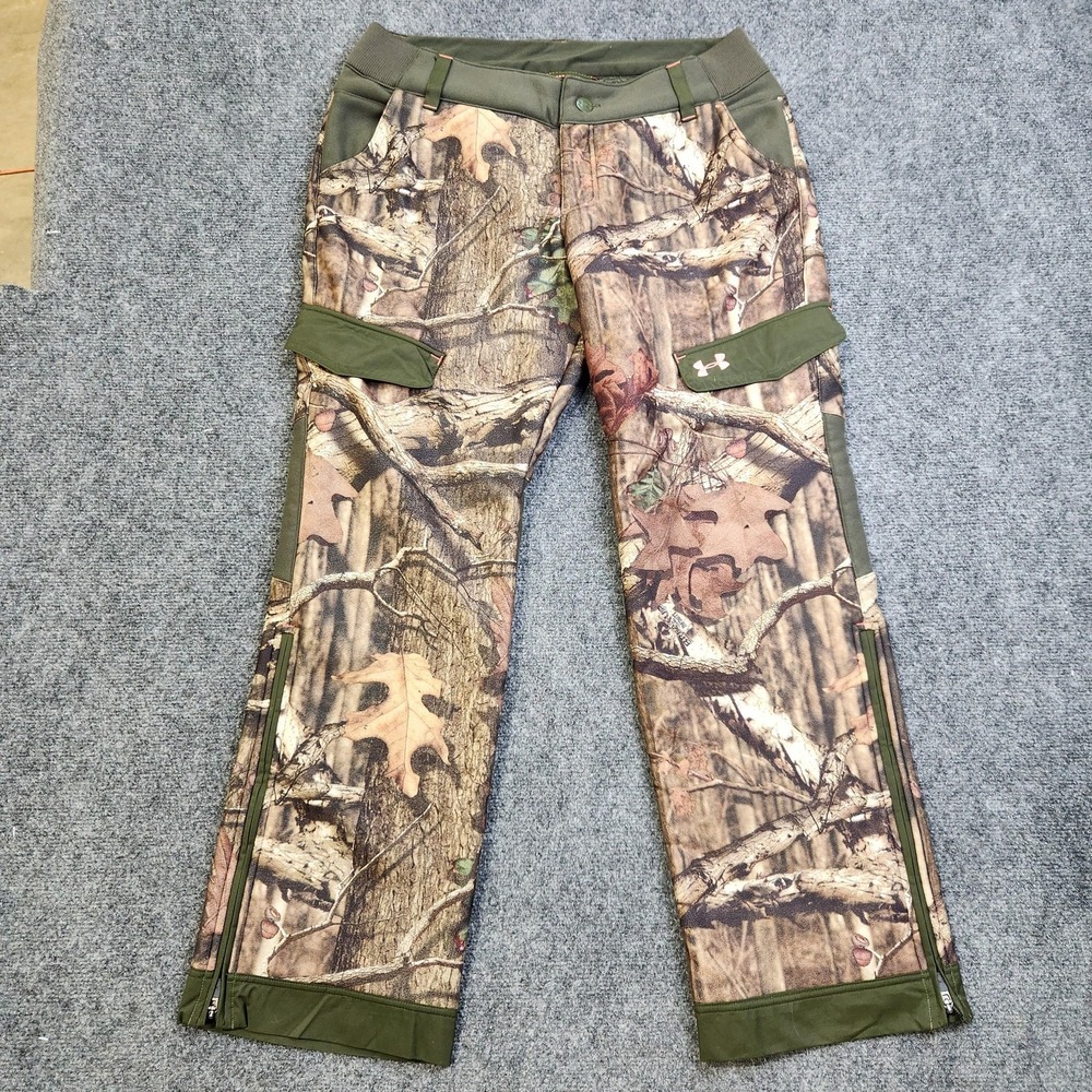 Under Armour Ayton Pants‎ Womens Large Fleece Lined Insulated Hunting Camouflage